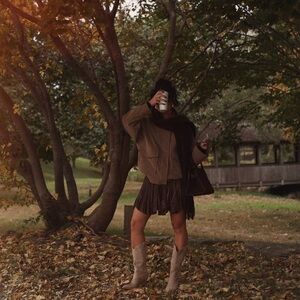 Dynamite Suede Women's Brown Jacket